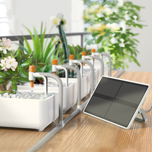 Dispositif d'arrosage automatique solaire, kit d'irrigation goutte à goutte solaire intelligent, système d'arrosage automatique pour plantes, jardin domestique, intérieur FK - Product Image 1
