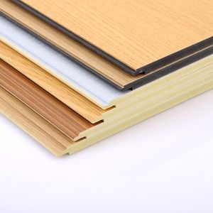 Panneaux muraux décoratifs pour la maison, panneaux muraux intérieurs en bois grainé, placage en bambou, panneau mural en charbon de bois, WPC - Product Image 3