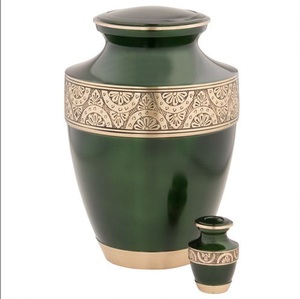 Urne de crémation en métal la plus exigeante avec conception de sculpture à la main pour les services funéraires Urne funéraire Premium Pure Funeral Memorial Keepsake Ashes - Product Image 6