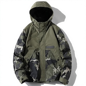 Luxury Men's 2026 Latest <b>Camo</b> Design Rainy Hiking <b>Jacket</b> Breathable Fashionable with Stand Collar for Winter for Tourist Hunting - Product Image 1