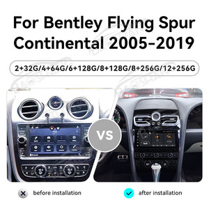 10.9 ''Carplay pour Bentley Flying Spur Continental 2005-2019 Android14 autoradio GPS Auto sans fil écran tactile lecteur multimédia - Product Image 2