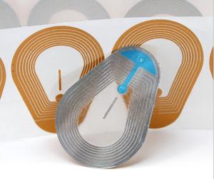 8.2MHz giày an Ninh Nhãn có thể in an ninh đáng báo động <span class=keywords><strong>RF</strong></span> nhôm Nhãn dán nhãn cho giày cửa hàng - Product Image 3