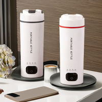 Gobelet intelligent électrique portable en acier inoxydable, tasse de voyage 500 ml, chauffage rapide, isolation thermique, pour le bureau et la maison