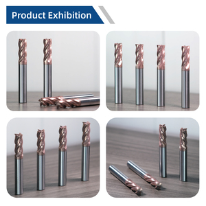 4 Flutes tin phay cắt cho kim loại/Thép ODM OEM Độ chính xác cao tùy chỉnh máy công cụ <span class=keywords><strong>CNC</strong></span> bất bình đẳng góc Xoắn cacbua cuối nhà máy - Product Image 4
