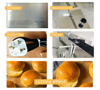 Machine à découper les pains à hamburger et les pains à hot-dog, petite et facile à utiliser