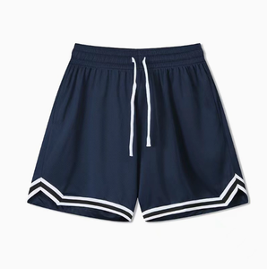 Short de <span class=keywords><strong>basket</strong></span>-ball à séchage rapide en gros d'usine pour hommes femmes pantalon de sport au genou décontracté ample sans chevauchement imprimé - Product Image 4
