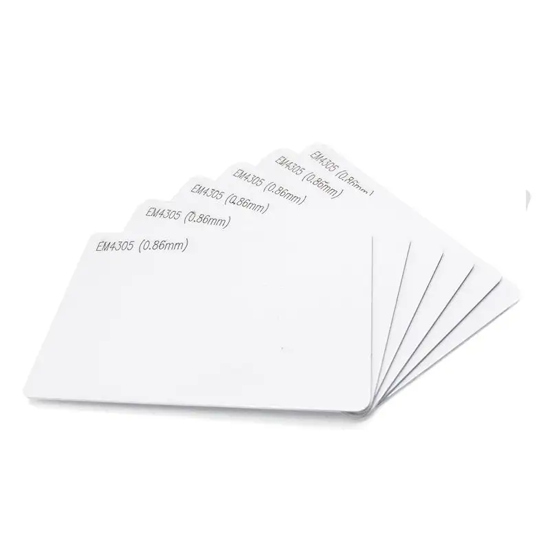 Sublimation cartes de visite rfid carte-cadeau impression identifier jet d'encre pvc nfc carte à puce vierge