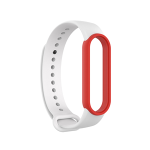 Tschick-Correa deportiva de silicona suave para reloj inteligente <span class=keywords><strong>Xiaomi</strong></span> Mi <span class=keywords><strong>Band</strong></span> <span class=keywords><strong>5</strong></span> y 6, pulsera de repuesto de doble color - Product Image 3