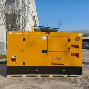 Generador electrico diesel 100kva planta de energía diesel 100 kVA Cummins grupo electrógeno 80kw