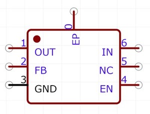 BCT2057ELTAJ-TR Низковольтный линейный регулятор (LDO) с низким уровнем шума, сверхмалым падением напряжения, корпус DFN-6-EP, ограничение выходного тока, быстрое отключение - Product Image 4