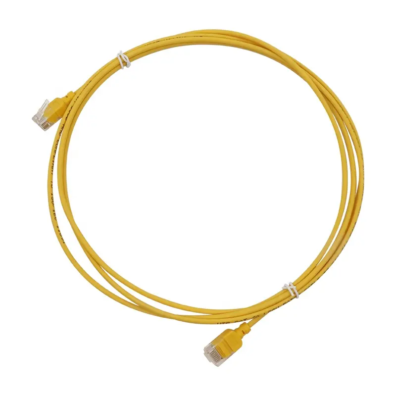 Ethernet Cat6 Cat6a Onafgeschermde 28awg 30awg Kale Koperen Lszh Slanke Patchkabel Rj45 Ethernet Lan Patch Koord