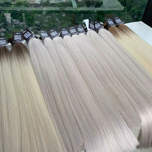 Extensiones de Cabello Vietnamita Virgen de Alta Calidad a Precio de Fábrica, Longitud Completa, Rubio # 60ash con Envío a Todo el Mundo - Product Image 1
