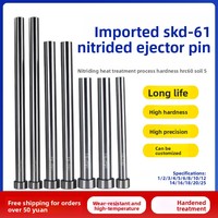 Tiges et manchons d'éjecteurs nitrurés résistants à la chaleur SKD61 pour moules de poinçonnage ; Personnalisations non standard Chine continentale