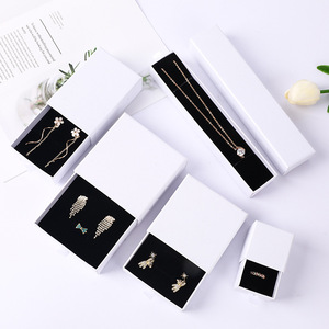 Biểu Tượng Tùy Chỉnh Trang Trí Đồ Trang Sức Lưu Trữ Hộp Nhà Máy Trực Tiếp Tùy Chỉnh Giấy Ngăn kéo-Loại Hộp Cho Vòng Cổ Miếng Bọt Biển Quà Tặng Đóng Gói - Product Image 5