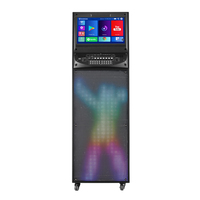 Système de karaoké professionnel tout-en-un Diamond Factory avec woofer de 10 pouces, 300 W de puissance, mini boîte à musique magique, haut-parleur