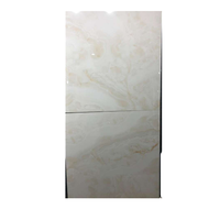 Carreaux de porcelaine polis à texture marbre beige classique moderne, texture solide, décoration murale intérieure, antibactérien, pare-feu