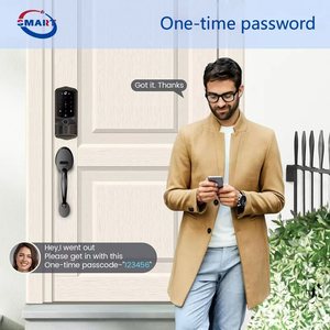 Wifi tuya app điều khiển điện tử khóa cửa Bàn phím chốt cửa vân tay thông minh khóa cửa với xử lý - Product Image 4