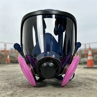 Masque respiratoire intégral, barrière efficace contre les gaz et la poussière, équipement de sécurité professionnel pour les travaux miniers et de découpe de pierre