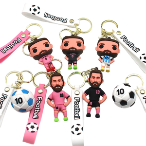 Mani Doll World and CUP หมายเลข10กระเป๋าฟุตบอลกีฬาคู่จี้ห้อยดาวอุปกรณ์แขวนพวงกุญแจ C Luo - Product Image 1