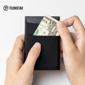 TILONSTAR TVC403 Men's Ultra-Thin Business Travel Smart Automatic Pop up Credit ID Card Holder With RFID Protection - Product Image 2
