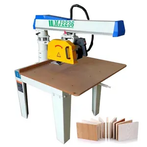 Sierra de brazo radial para madera, máquina de sierra de mesa cortada para madera
