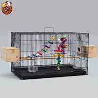 Cage pour les oiseaux, perruches à joues vertes, accessoire de grande dimension, pliable, convient au soleil