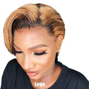 Perruque courte bob marron et blonde, style brésilien et vietnamien, en stock – Offre spéciale - Product Image 5