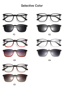 Monture <span class=keywords><strong>de</strong></span> lunettes optiques <span class=keywords><strong>de</strong></span> luxe haute définition, mode <span class=keywords><strong>Vogue</strong></span>, pour hommes et femmes, lunettes polarisées, clip magnétique pour lunettes <span class=keywords><strong>de</strong></span> <span class=keywords><strong>soleil</strong></span> - Product Image 6