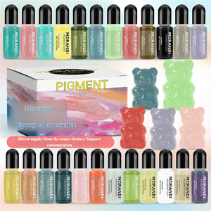 Pigmento líquido Morandi al por mayor, 24 colores, 10 ml, pigmento de resina epoxi, kit de tinte de resina para manualidades DIY, para arte y artesanía. - Product Image 1