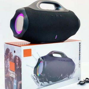 Altavoz Portátil BT Boombox4 con Luz LED RGB, Cubierta de Tela para Manillar, Audio para Fiestas al Aire Libre, Altavoz BOOMSBOX4 - Product Image 1