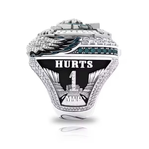 Nieuwe NFL2025 Philadelphia Eagles kampioenschapsring van hoge kwaliteit, super sport bowl alloy <span class=keywords><strong>ring</strong></span> als cadeau voor fans - Product Image 5