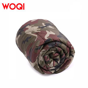 Sac de couchage camouflage Woqi, polyester 190T, imperméable, style extérieur, pour adulte, pour temps chaud, vêtements de camping - Product Image 4