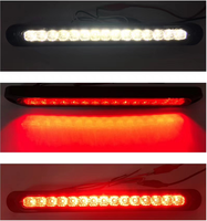 Nouvelles barres de feux arrière LED étanches UV PC 24V E-Mark pour camions, remorques et VR, 15 LED, pour rénovation/amélioration, garantie 365 jours