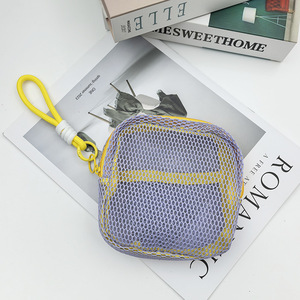 2025 plus récent sac cosmétique de grande capacité fermeture éclair usine conception personnalisée vacances mode maille poignée sac pour maquillage stockage Offre Spéciale - Product Image 4