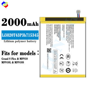 Batería de 2000mAh LI3820T43P3h715345 para ZTE MF910 MF910S MF920 MF971 Grand S Flex batería - Product Image 2