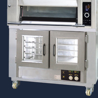 Nouveau Four Électrique Encastrable avec Boîte de Fermentation Intégrée pour Cuisson du Pain et des Pizzas, à 2 Niveaux, Grande Capacité