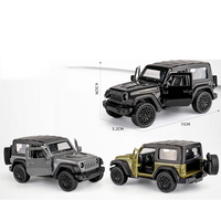 AJB Nouveau Modèle de Voiture de Course en Alliage Métallique Moulé sous Pression à l'échelle 1/43 avec Portes Ouvrantes, Jouet à Tirer pour Garçons, Collection