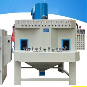 Machine de <span class=keywords><strong>sablage</strong></span> manuelle à plateau tournant économe en énergie avec buses en carbure de bore Système de soufflage à contrôle de vitesse 0-5 m/min - Product Image 1