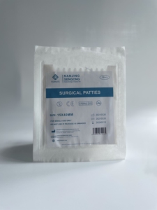 Brain Patties Brain Stripes <span class=keywords><strong>X</strong></span>-<span class=keywords><strong>Ray</strong></span> Sợi Có Thể Phát Hiện Lap Sponge Hấp Thụ Patties Phẫu Thuật - Product Image 2