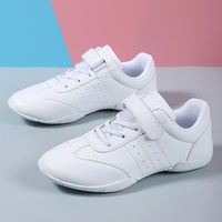 0.12kg blanc clair compétitif athlétique chaussures de danse Cheerleading baskets ligne danse Cheer chaussures