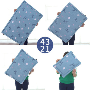 Tapis rectangulaire à carreaux pour animaux de compagnie, 48x35cm, en toile épaisse, lavable, pour usage quotidien - Product Image 3