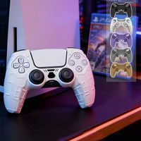 Coque souple de protection intégrale pour manette PS5, antidérapante, anti-transpiration, en silicone, pare-chocs anti-chute pour manette PlayStation 5