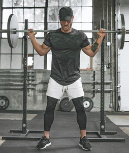 OEM ODM poliestere Slim Fit da <span class=keywords><strong>uomo</strong></span> impermeabile bianco Unisex maglia di seta di ghiaccio da <span class=keywords><strong>uomo</strong></span> a maniche corte t-shirt impermeabili - Product Image 3