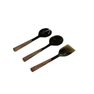 Cuchara de cuerno largo de búhos de estilo moderno para el hogar y restaurante, cuchara de cocina pulida y brillante hecha a mano - Product Image 4