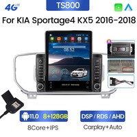 Android13 Auto-GPS-Navigation für KIA Sportage 4 2016 2017 2018 2019 KX5 FM-Radio BT Wireless CarPlay Autoradio-Gerät