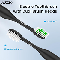 Logo personnalisé Brosses à dents électriques soniques pour adultes Kit de voyage Brosse à dents électrique de qualité supérieure avec étui de voyage