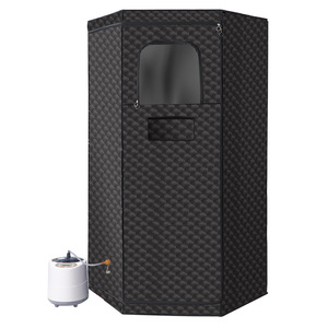 Sauna de Infrarrojos Lejanos, Portátil, de 6 Lados, con Calefacción Eléctrica, para Uso Doméstico, Baño de Vapor para Cuerpo Completo - Product Image 1