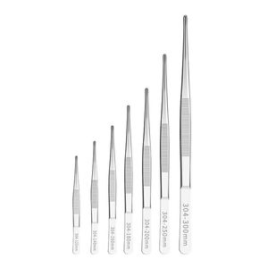 Pinzas de acero inoxidable grandes, dentadas, extendidas y gruesas para uso en acuarios y laboratorios - Product Image 2