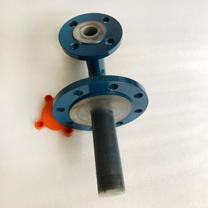Vanne d'arrêt à T en fluoropolymère autonomes, doublées, non standard, sur mesure, conformes aux normes nationales, pour milieux corrosifs - Product Image 3