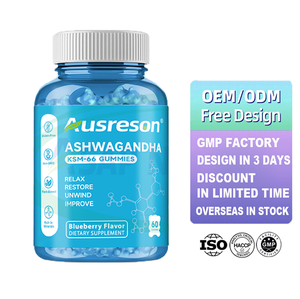 Areson ashwagandha לחלץ gummies מבוגרים 1500 מ "ג שינה טובה מרגיעה חומר גלם Ksm-66 ashwagandha gummies - Product Image 2